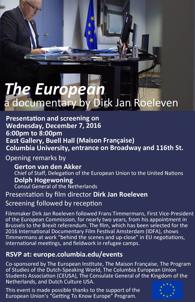 Poster for Event "The European"